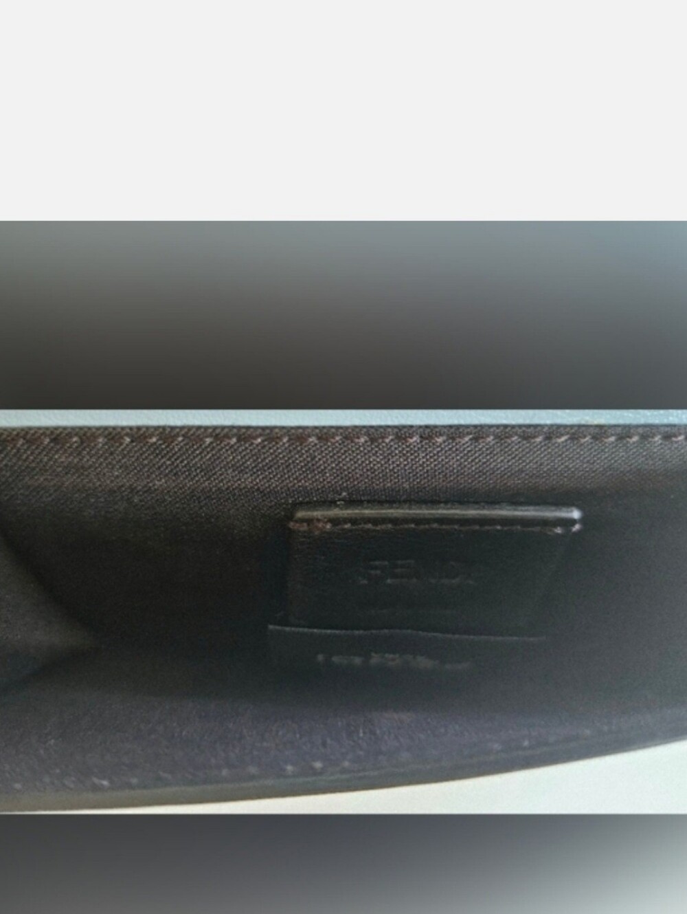 Fendi Roma Blue Leather Card Holder - Picture 8 of 11